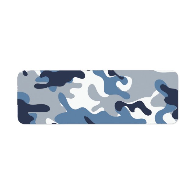 Blue and White Camouflage (Front)