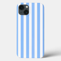 Blue and white candy stripes Case-Mate iPhone case