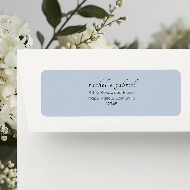 Blue and White | Chic Simple Clean Wedding (Creator Uploaded)
