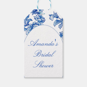 Blue and White Chinoiserie Bridal Shower Gift Tags