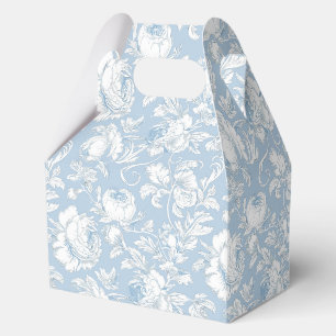 Blue and White Chinoiserie Pattern Favour Box