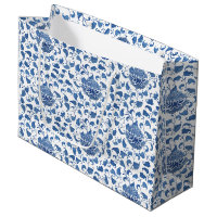 Blue And White Chinoiserie Watercolor