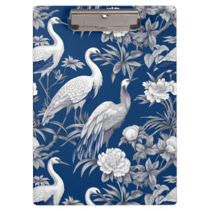 Blue and White Chinoserie Series Design 7 Clipboard