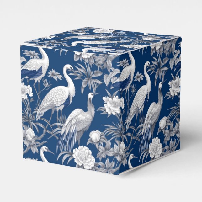 Blue and White Chinoserie Series Design 7 Favour Box (Front Side)