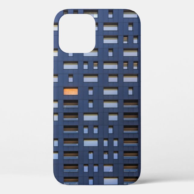 Blue and white concrete building Case-Mate iPhone case (Back)
