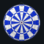 Blue and White Dart Board<br><div class="desc">Blue and white Dart Board.</div>