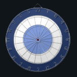 Blue and White Dartboard<br><div class="desc">Blue and white dartboard</div>