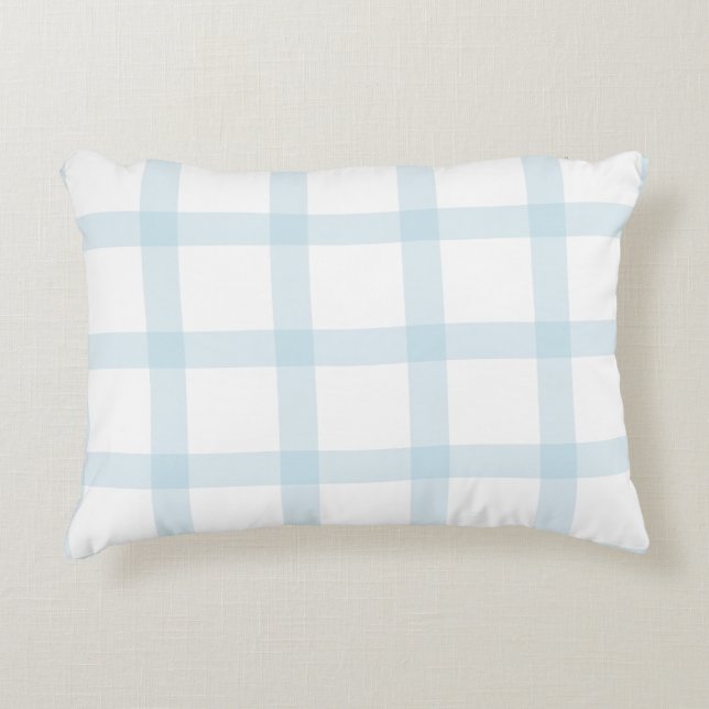 Blue and White  Decorative Cushion (Front)