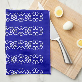 BLUE AND WHITE ELEGANCE towel