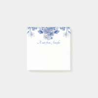 Blue and White Floral China Pattern