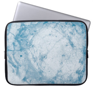 Blue and white floral mattress laptop sleeve