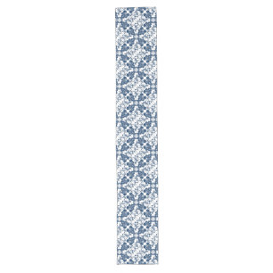 Blue and White French Country Table Runner