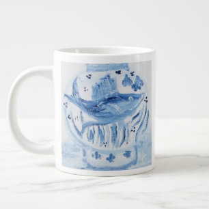 Blue and White Ginger Jar Mug Large