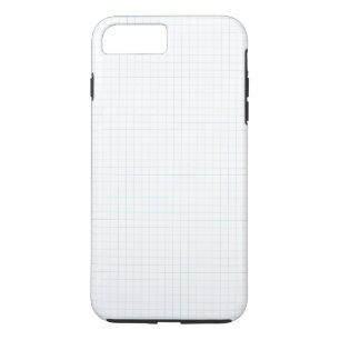 Blue and White Graph Paper Case-Mate iPhone Case
