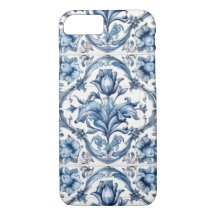 Blue and White Holland Pottery Tile