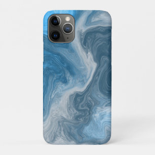 Blue and White Marble Water like Fluid Art  Case-Mate iPhone Case