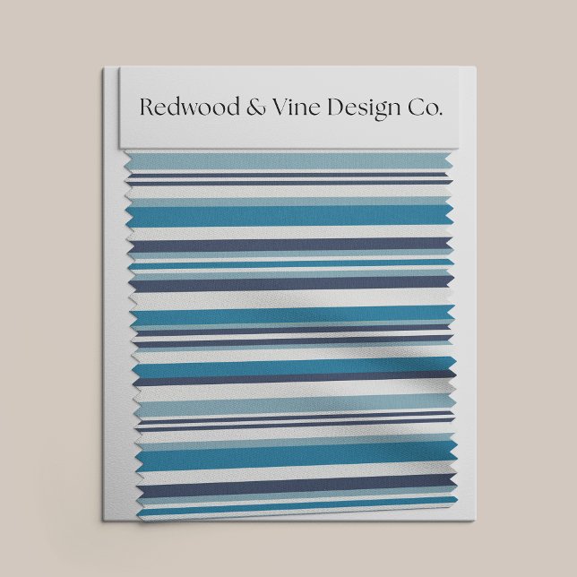 Blue and White Multi Stripe Fabric (Creator Uploaded)