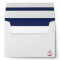Blue and White Nautical Baby Shower Envelope
