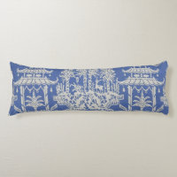 Blue and White Oriental Chinoiserie 