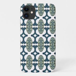 Blue And White Pattern Case-Mate iPhone Case