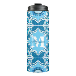 💙🤍Blue and white Porto Azulejos,  Thermal Tumbler
