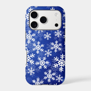 Blue and White Snowflakes