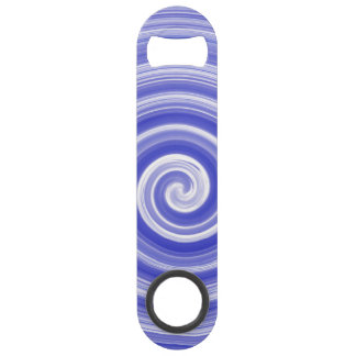 Blue and white spiral pattern