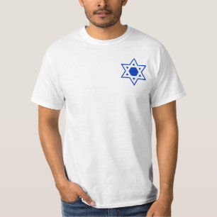 Blue and White Star of David T-Shirt