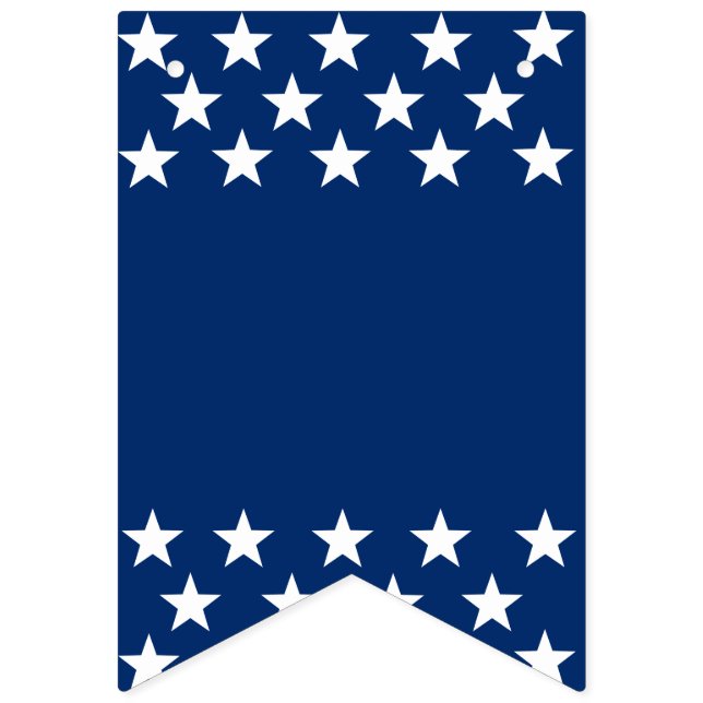 Blue and white stars banner (Sixteenth Flag)