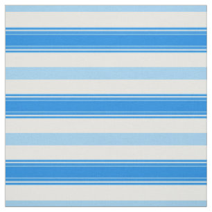 Blue and White Stripe Fabric