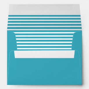 Blue and White Striped Envelopes