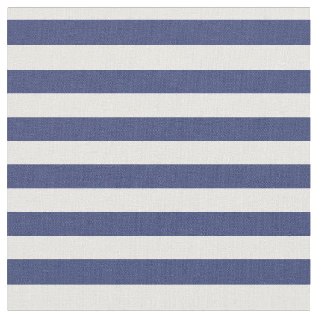 Blue and White Striped Fabric (Close Up)