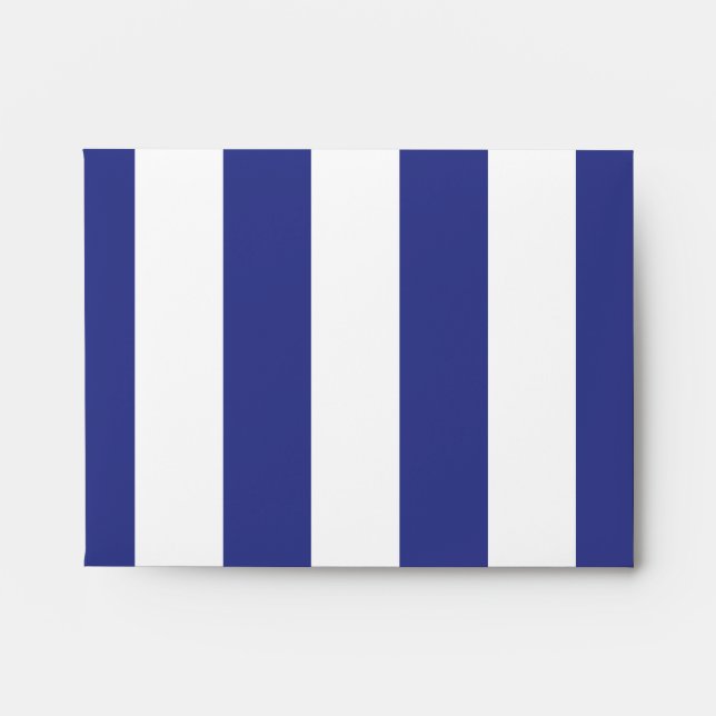 Blue and White Stripes Envelopes (Front)