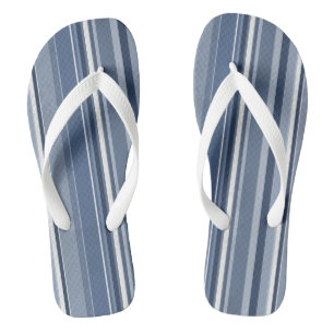 Blue and white Stripes Jandals