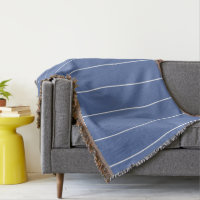 Blue and White Stripes Pattern Sh
