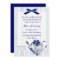 Blue and White Tea Party Bridal Shower Invitation