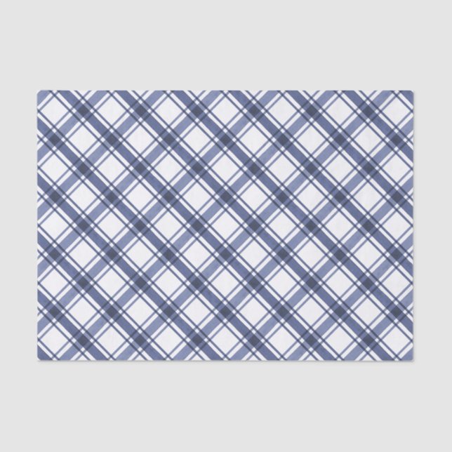 Blue and White Tissue Paper (Front)
