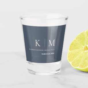 Blue and White-Wedding-Money/shot Dance- Shot Glass