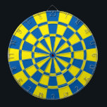 Blue And Yellow<br><div class="desc">Blue And Yellow Dart Board</div>
