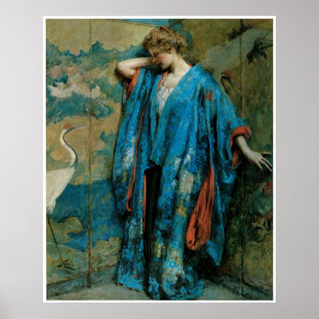 Blue and Yellow, 1910, Robert Reid Poster (Front)