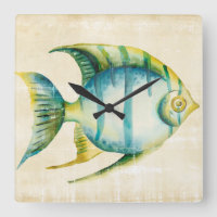 Blue and Yellow Aquarium Fish