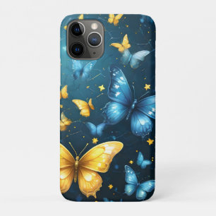 Blue And Yellow Butterflies Flying, Case-Mate iPhone Case