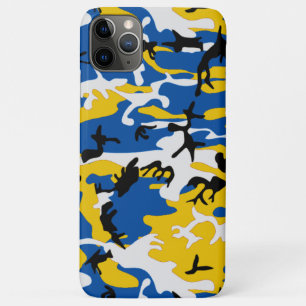 Blue and Yellow Camo Case-Mate iPhone Case