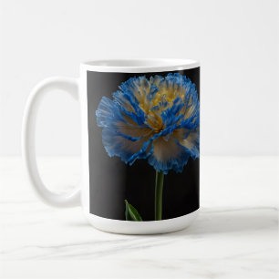 Blue And Yellow Carnation, Coffee Mug