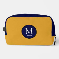 Blue and Yellow Colour Block 