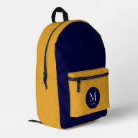 Blue and Yellow Colour Block