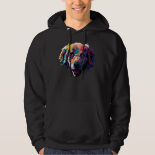 Blue And Yellow Eye Labrador Dog Hoodie