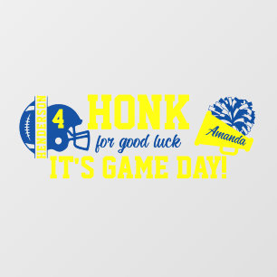 Blue and Yellow Football and Cheer