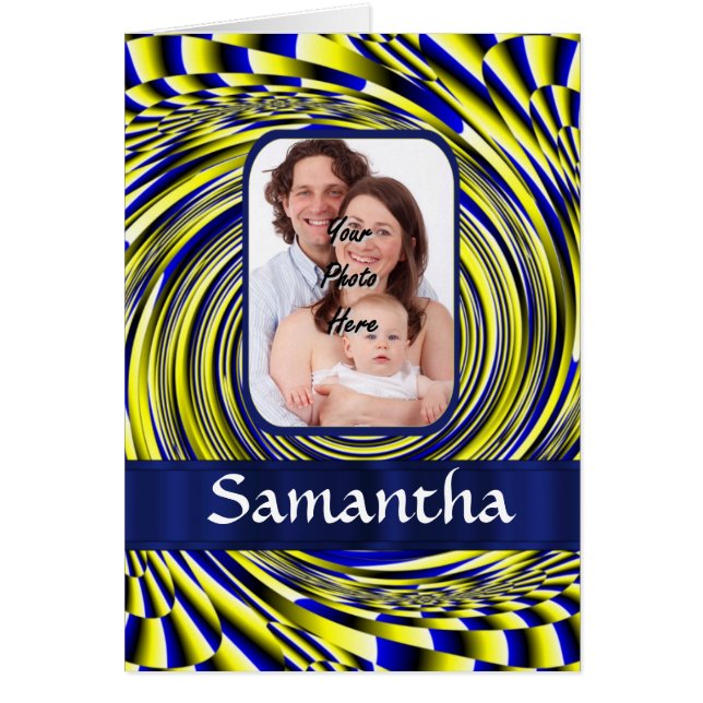 Blue and yellow fractal (Front)