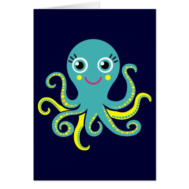 Blue and Yellow Octopus (Front)